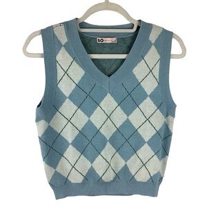 So Goods For Life Argyle Sweater Vest****